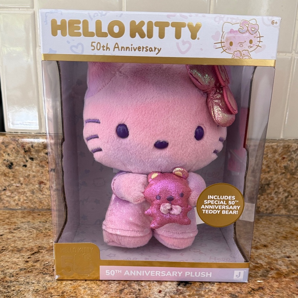Hello Kitty 50th Anniversary Pink Plush